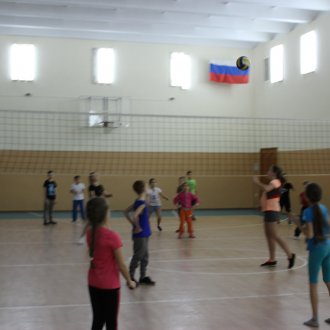 Тренировка по волейболу